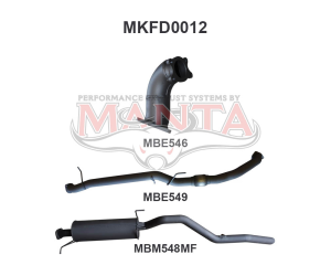 Ford PJ, PK Ranger 3.0L Auto Without Cat