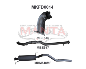 Ford PJ, PK Ranger 3.0L Manual Without Cat