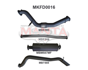 Ford PX Ranger 3.2L Without Cat