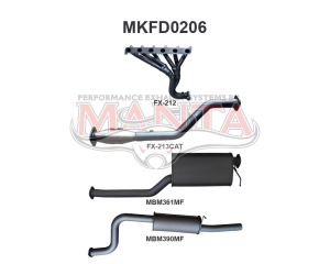 Ford Falcon FG 6 Cylinder Ute Full System Muffler/Muffler