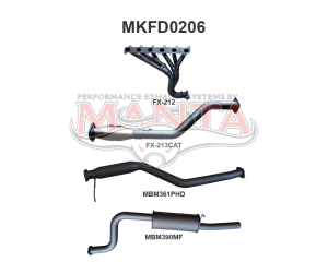 Ford Falcon FG 6 Cylinder Ute Full System Hotdog/Muffler
