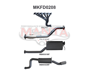 Ford Falcon FG 6 Cylinder XR6 Ute Full System Muffler/Muffler