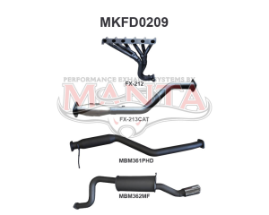 Ford Falcon FG 6cl XR6 Ute Full System Hotdog/Muffler