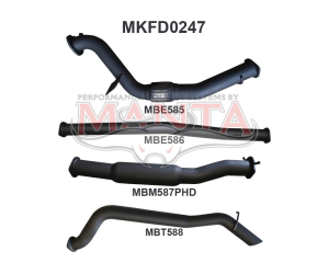 Ford PX Ranger 3.2L Without Cat, Hotdog