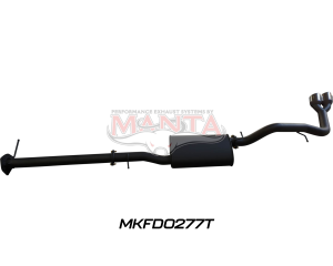 Next Gen T6.2 Ranger V6 3in DPF Back With Muffler, Twin Tip Side Exit