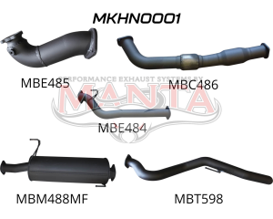 Holden Commodore COLORADO RC 3.0L 08 - 10 LWB WITH CAT & WITH MUFFLER