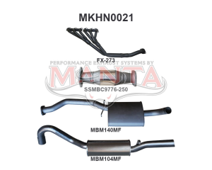 Holden Commodore VL Commodore 3.0L 6 Cylinder 2.5in With Extractors Muffler/Muffler