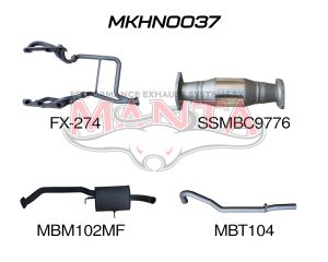 Holden Commodore VN VP VR Sedan V6 3.8L With Extractors Muffler/Tailpipe