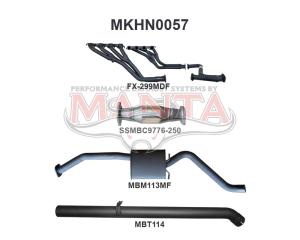 Holden Commodore VP VR VS Sedan 5L V8 Manual IRS 2.5in With Extractors Tailpipe