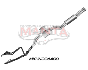 Holden Commodore VP VR VS Sedan 5L V8 Manual IRS 2.5in With Extractors Muffler