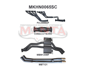 Holden Commodore VP VR VS Sedan 5L V8 Manual IRS 2.5in With Extractors Tailpipe
