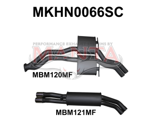 Holden Commodore VP VR VS Sedan 5L V8 IRS 2.5in Catback Muffler