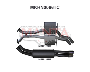 Holden Commodore VP VR VS Sedan 5L V8 IRS 2.5in Catback Muffler