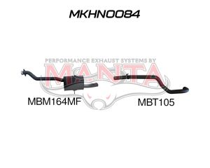 Holden Commodore VS Ute & WAG V6 3.8L 2.5in Catback Muffler/Tailpipe