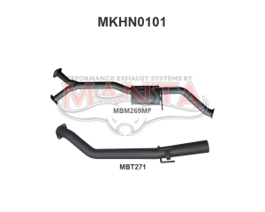 Holden Commodore VZ V6 Ute Wagon 3in Catback Muffler/Tailpipe