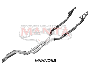 Holden Commodore VT 5L Sedan 2.5in Dual With Extractors Hotdog/Muffler