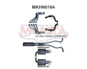 Holden Commodore VE V8 Sedan Wagon 2.5in With Extractors Muffler/Muffler