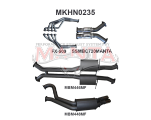 Holden Commodore VU VY VZ V8 Ute 3in Dual With 1 7/8 in Extractors Muffler/Muffler
