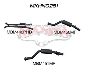 Holden Commodore VU VY VZ V8 Ute 3in Catback Hotdog/Muffler