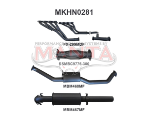 Holden VP VR VS Statesman V8 IRS Auto 3in With Extractors Muffler