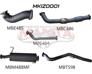 Isuzu DMAX 3.0L 08 - 10 LWB With Cat