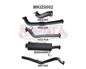 Isuzu DMAX 3.0L 08 - 10 LWB Without Cat