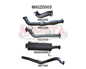 Isuzu DMAX 3.0L 10 - 12 LWB With Cat