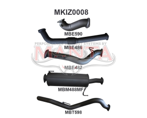 Isuzu DMAX 3.0L 10 - 12 SWB Without Cat
