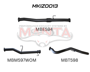 Isuzu D-Max Jan 2017 - 2020 3.0L DPF BACK
