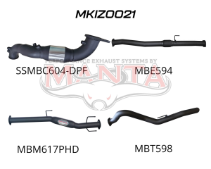 Isuzu D-Max 2020 ON 3.0L TURBO BACK WITH CAT & HOTDOG