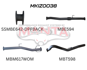 Isuzu D-Max 2021 ON 1.9L DPF BACK
