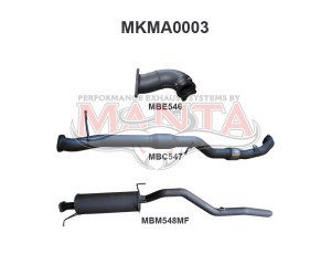 Mazda BT50 3.0L Manual With Cat