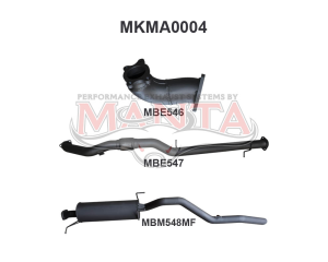 Mazda BT50 3.0L MAN Without Cat