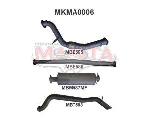 Mazda BT50 B32P 3.2L Without Cat