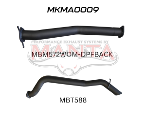 Mazda BT50 3.2L DPF Back
