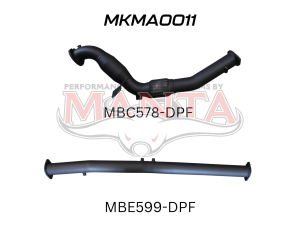 Mazda BT50 3.2L DPF Replacement ONLY With Cat - 2016 Onwards