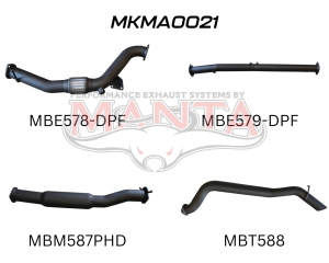 Mazda BT50 DPF 3.2L WITH CAT & HOTDOG