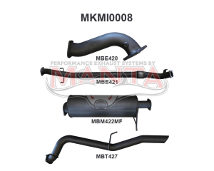 Mitsubishi Triton ML 3.2L CRD 06 - 09 Without Cat