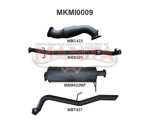 Mitsubishi Triton ML MN 4X4 2.5L CRD With Cat & Muffler