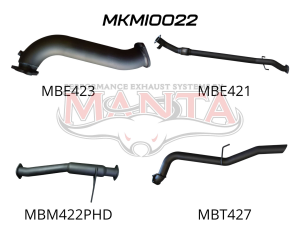 Mitsubishi Triton MN Manual 4X4 2.5L CRD Without Cat with Hotdog