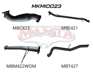 Mitsubishi Triton MN Manual 4X4 2.5L CRD With Cat, No Muffler