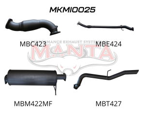 Mitsubishi Triton MN Auto 4X4 2.5L CRD With Cat & Muffler