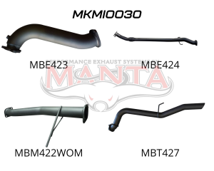 Mitsubishi Triton MN Auto 4X4 2.5L CRD Without Cat & Without Muffler