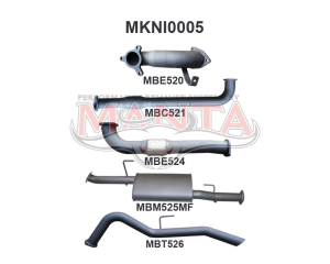 Nissan Navara D40 2.5L MAN 05 - 07 With Cat, R TailP