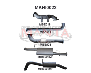 Navara D40 2.5L MAN Spain With Cat, R MUFF