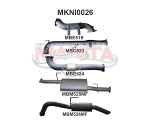 Nissan Navara D40 2.5L Auto Spain With Cat R MUFF