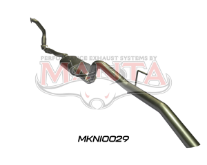 Nissan Navara D40 3.0L 550 V6 With Cat R Tailpipe