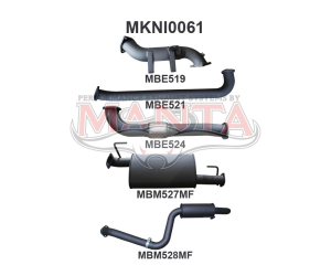 Nissan Pathfinder R51 2.5L SPANISH Without Cat