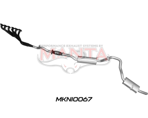 Nissan Patrol GU 4.5L Full System with Centre Muffler & Rear Hotdog