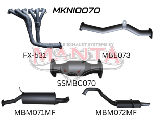 Patrol GU 4.8L Full System with Centre & Rear Muffler